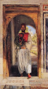 パイプ持ち 東洋のジョン・フレデリック・ルイス Oil Paintings